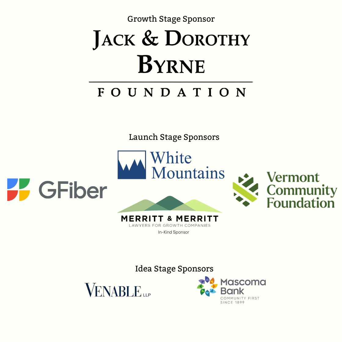 Sponsor logos
