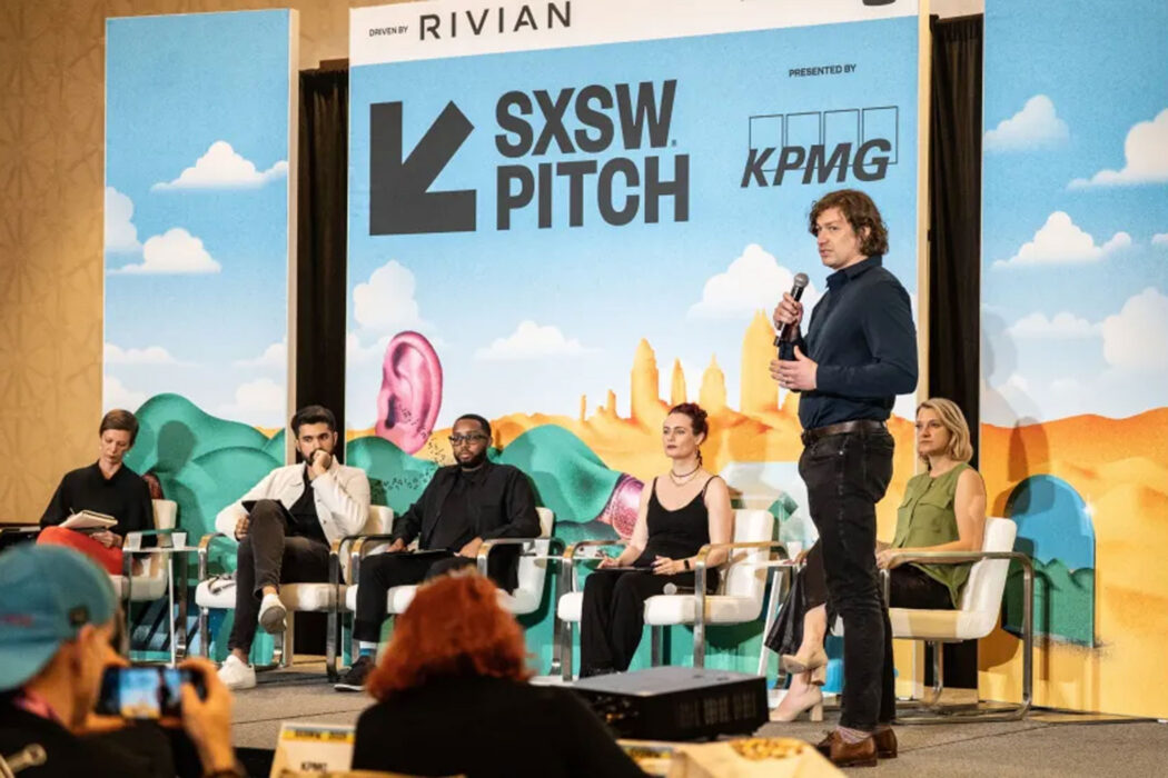 SXSW Pitch 2026 presenter on stage